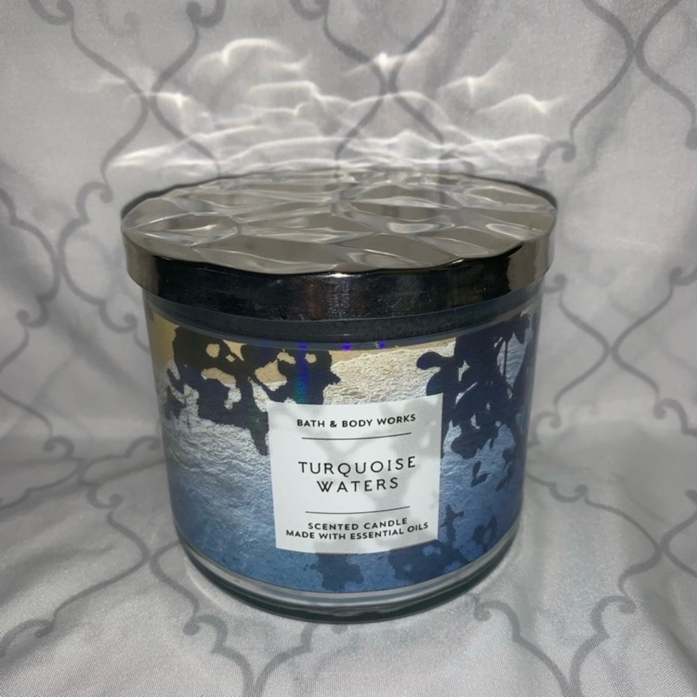 Bath & Body Works Turquoise Waters 3-Wick Candle